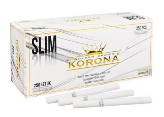 Tuburi Tigari Korona Slim White 250