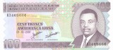 BURUNDI █ bancnota █ 100 Francs █ 2007 █ P-37 █ UNC █ necirculata