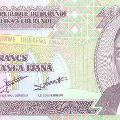 BURUNDI █ bancnota █ 100 Francs █ 2007 █ P-37 █ UNC █ necirculata