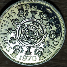 Anglia / Marea Britanie -moneda PROOF- 1 florin / 2 shillings 1970 -bijuterie !