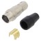 Conector Circular HR10 Push-Pull Mufă 2A Argintat Lipire
