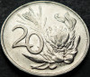 Moneda 20 CENTI - AFRICA de SUD, anul 1984 *cod 5239