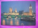 HOPCT 17086 PARLAMENTUL SI BIG BEN-LONDRA- ANGLIA -UK --EUROPA -CIRCULATA