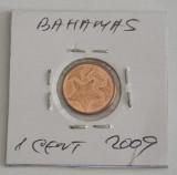 M3 C50 - Moneda foarte veche - Bahamas - 1 cent - 2009, America de Nord