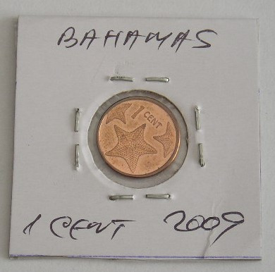 M3 C50 - Moneda foarte veche - Bahamas - 1 cent - 2009 foto