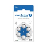 everActive ULTRASONIC 675 baterii petru aparate auditive-Conținutul pachetului 1x Blister