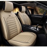 2 x LUX Huse Scaune pentru Masini Auto Universal Bej Piele