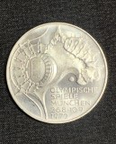 Moneda 10 mărci 1972F RFG olimpiada argint