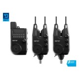 Set avertizori/senzori wireless Delphin DETEX 2+1, rezistenti la apa, raza 150 m