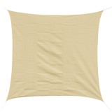 Outsunny Copertina Soare Pătrată Polietilenă 360x360 cm Protecție UV 95% Gradina Exterior Umbrar