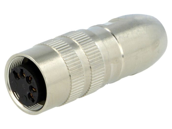 Conector M16 Mamă 5 PIN 5A 60V