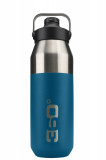 Bidon - termos inox 750 ml wide mouth, cu capac magnetic, denim OutsideGear Venture, 360 Degrees