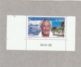 Taaf 2005 - Colonii franceze , Oameni , Paul-Emile Victor , dantelat , MNH ,Mi.568, Nestampilat