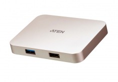 Ultra Mini Docking station USB-C la HDMI + USB-C PD 60W, ATEN UH3235