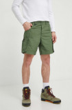 Columbia pantaloni scurți Landroamer bărbați, culoarea verde 2076031