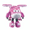 Super Wings Avion Transformabil Dizzy, 17 cm, cu Sunete si Lumini, Multicolor, Figurină Interactivă, Jucarie Copii 3+
