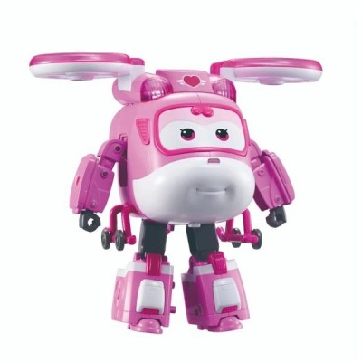 Avion transformabil, Super Wings, Dizzy, Cu Sunete si Lumini, 17Cm foto