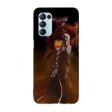 Husa compatibila cu Oppo A55, Viceversa, model Soul reaper Bleach, Silicon, TPU, Transparent, Carcasa