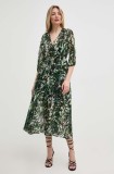 Morgan rochie RIMPA.F culoarea verde, midi, evazată, RIMPA.F
