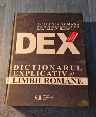 DEX dictionarul explicativ al limbii romane 2012 foto