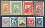 1906 , 1927 ,ROMANIA , Lp 58 , Lp 75 , Tesatoarea ( fals Bruxelles ) , 50 ani S.R.G. - MH