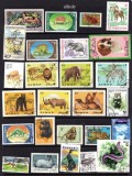 Fauna, lot uzat, stampilat