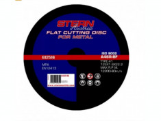 G12516 STERN Disc abraziv taiere metal pentru polizor unghiular 125x1.6 mm foto