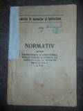 Normativ privind proiectarea si executarea instalatiilor electrice, la consumator, cu tensiuni pina la 1000V