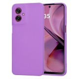 Husa silicon Motorola Moto G55 Techsuit SoftFlex, mov