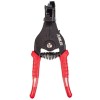 Cleste Dezizolat Cabluri 180mm, Manere Cauciuc, Profesional, Rosu. Dezizolare rapida si precisa, otel Cr-V