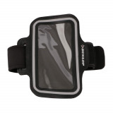 Husa sport de brat pentru smartphone Dunlop, 13.8 x 6.7 x 1 cm, Negru