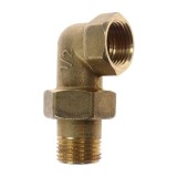 Cot cu racord olandez A98FF, alama, FI-FE, 1/2&quot;