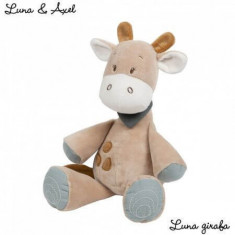 Jucarie de plus Luna Girafa, 30 cm, 0 luni+, Nattou