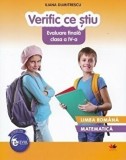 Verific ce stiu - Evaluare finala clasa a IV-a | Iliana Dumitrescu, Litera