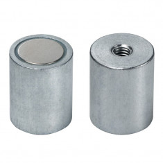 Magnet neodim oală D 13 mm x H 20 mm cu filet interior