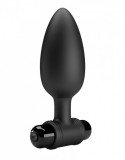 Dop Anal Medium Back Pleasure, 10 Moduri Vibratii, Negru, Pretty Love