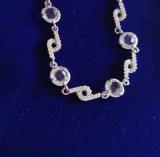 Brățară argint cu cristale zirconia