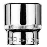 Tubulara hexagonala 1/2, 32 mm, otel CrV, aderenta sporita NEO