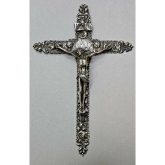 Iisus Rastignit, Crucifix din Argint Marcat, Secol XIX