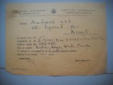 HOPCT DOCUMENT VECHI 303- MINISTERUL INDUSTRIEI COMERT EXTERIOR /BUCURESTI 1936, Documente