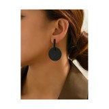 Cumpara ieftin Cercei Negri Rotunzi - 33137