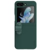 Husa telefon, Nillkin Flex Flip, suport integrat, verde, pentru Samsung Galaxy Z Flip5 5G, silicon