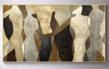 Tablou abstract dimensiuni mari 100x150 Tablouri pictate manual ulei pe panza