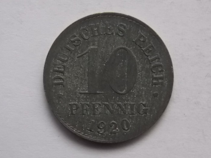 10 PFENNIG 1920 GERMANIA