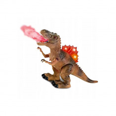 Dinozaur T-Rex scoate flacari si sunete, cu lumini