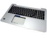 Tastatura Asus Neagra 13NB0624AP0431 cu Palmrest argintiu, 90NB0624-R31IT0 cu Palmrest argintiu,
