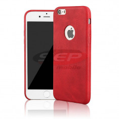 Toc Leather Vintage Tatoo Apple iPhone 6 Plus RED