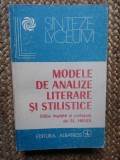 Al. Hanta - Modele de analize literare si stilistice