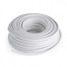 Numan Cablu de difuzor - CCA, alb, cupru-aluminiu, 2 x 2,5 mm?, 30 m foto