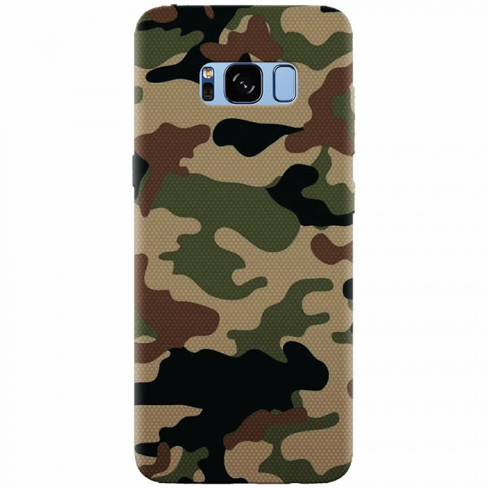 Husa silicon pentru Samsung S8 Plus, Camuflaj